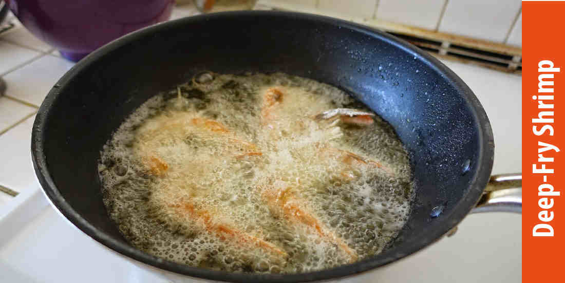 Deep-Fry Shrimp