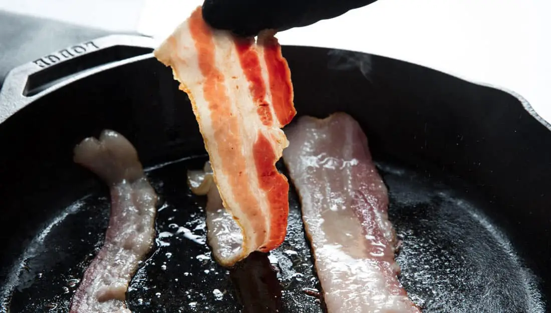 “Naked” Deep Fried Bacon