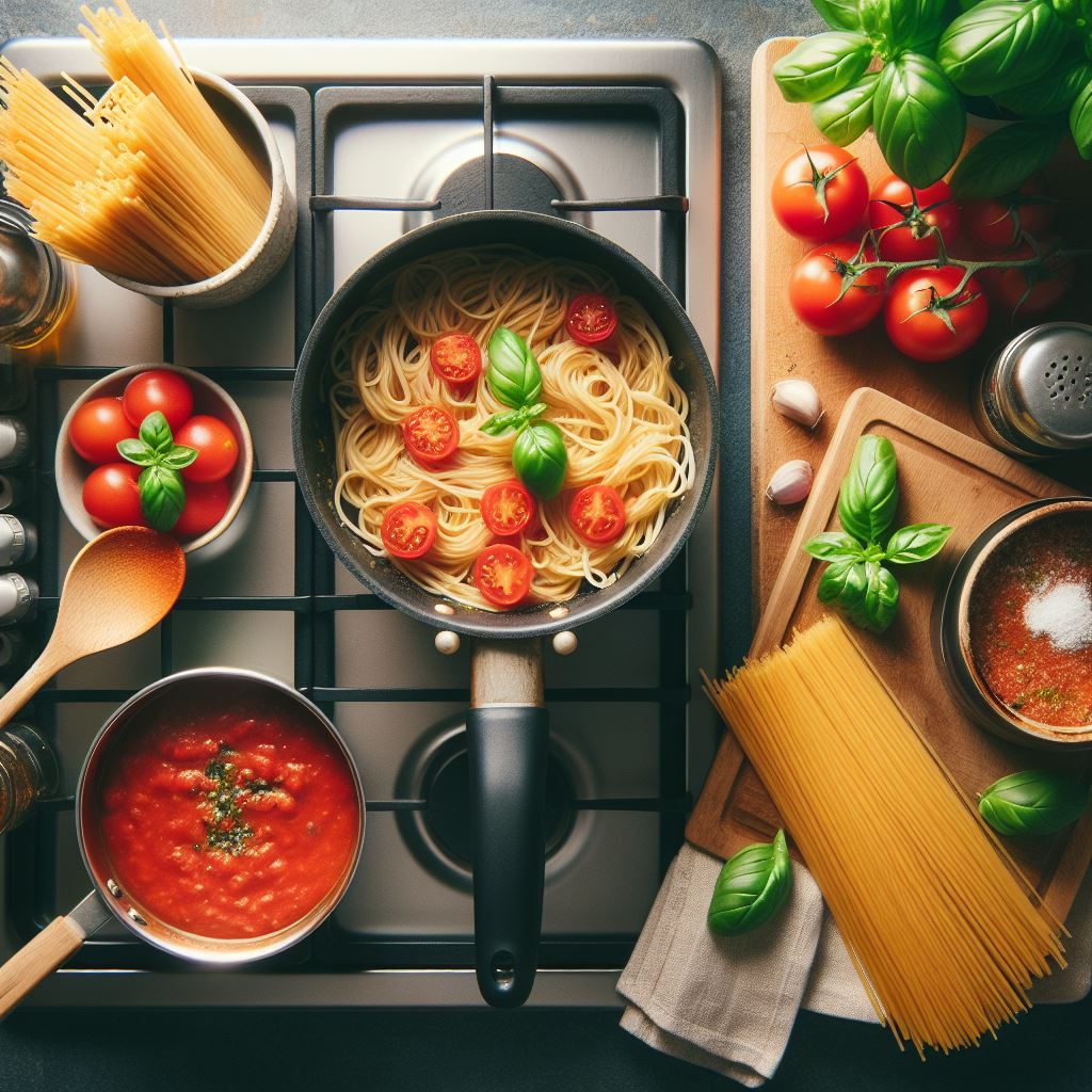 Spaghetti Recipe in Stove
