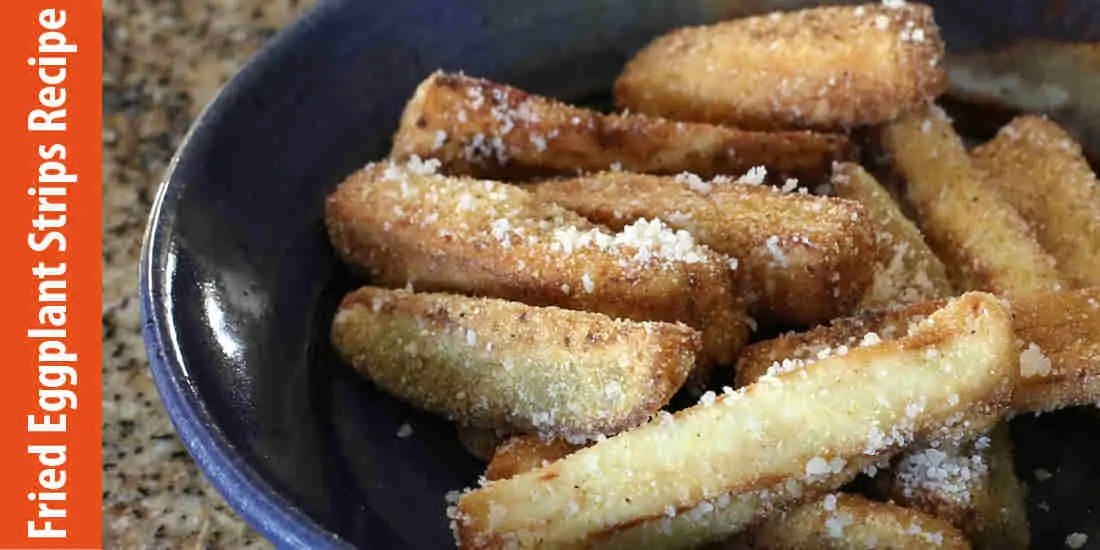 Easy Deep Fried Eggplant Strips Recipe