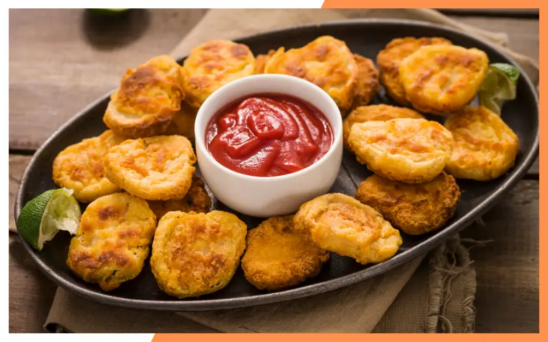 The Absolute Greatest Way To Make Tofu Chicken Nuggets At Home 5 Tofu Chicken Nuggets serving