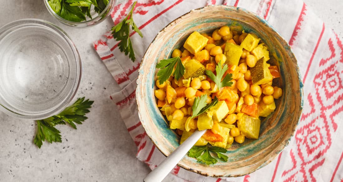 Vegan Chickpea Pasta With Marinara Sauce