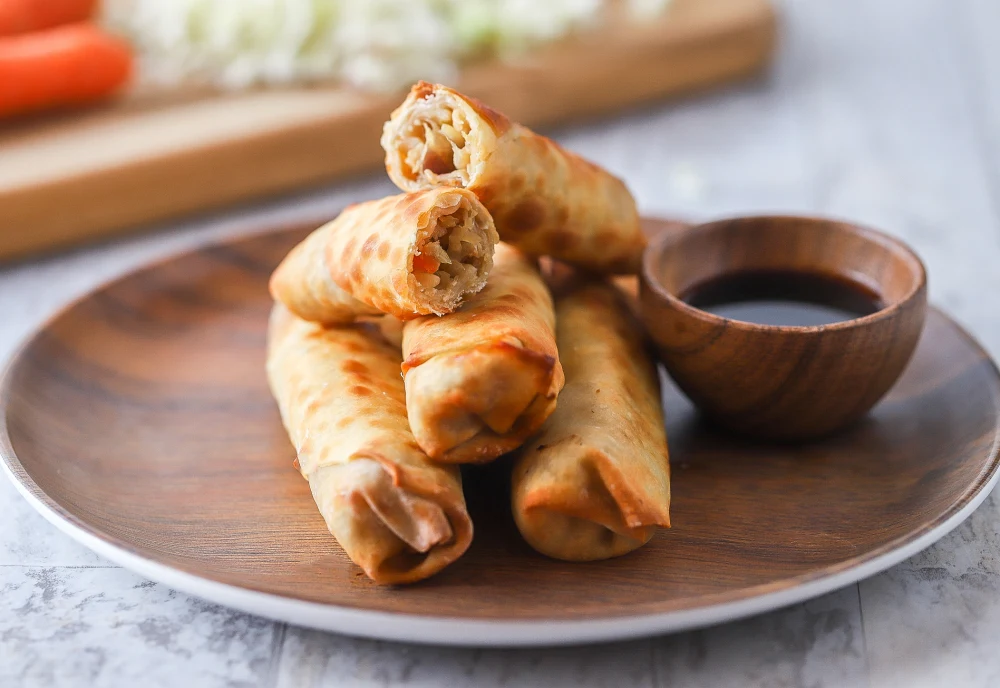 Korean Air Fryer Spring Rolls Korean Air Fryer Spring Rolls