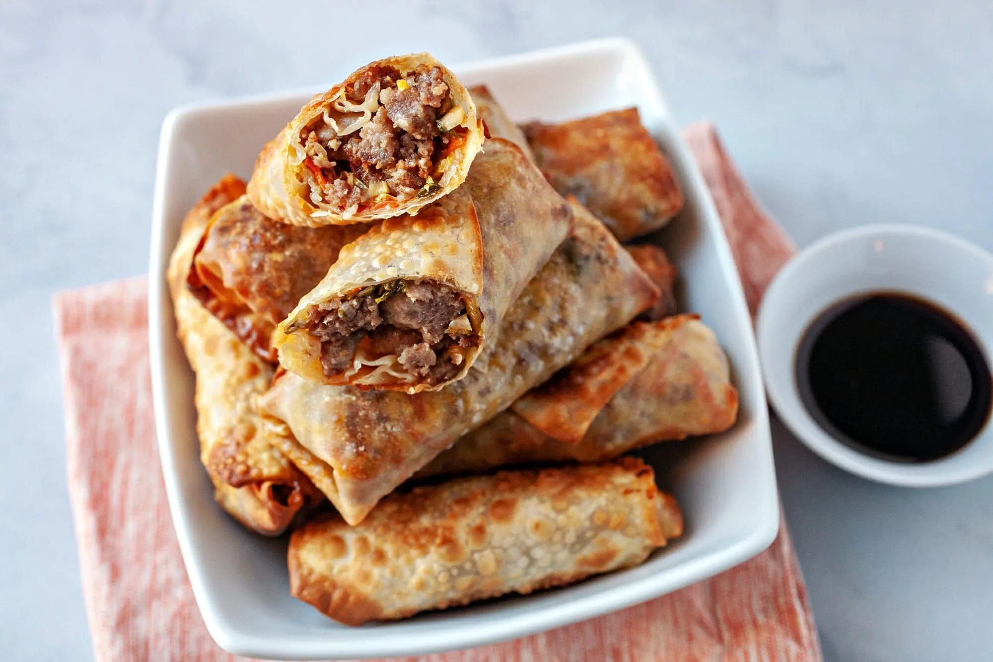 Korean Oriental Egg Rolls in an Air Fryer (Healthier Version) Korean Oriental Egg Rolls in an Air Fryer (Healthier Version)