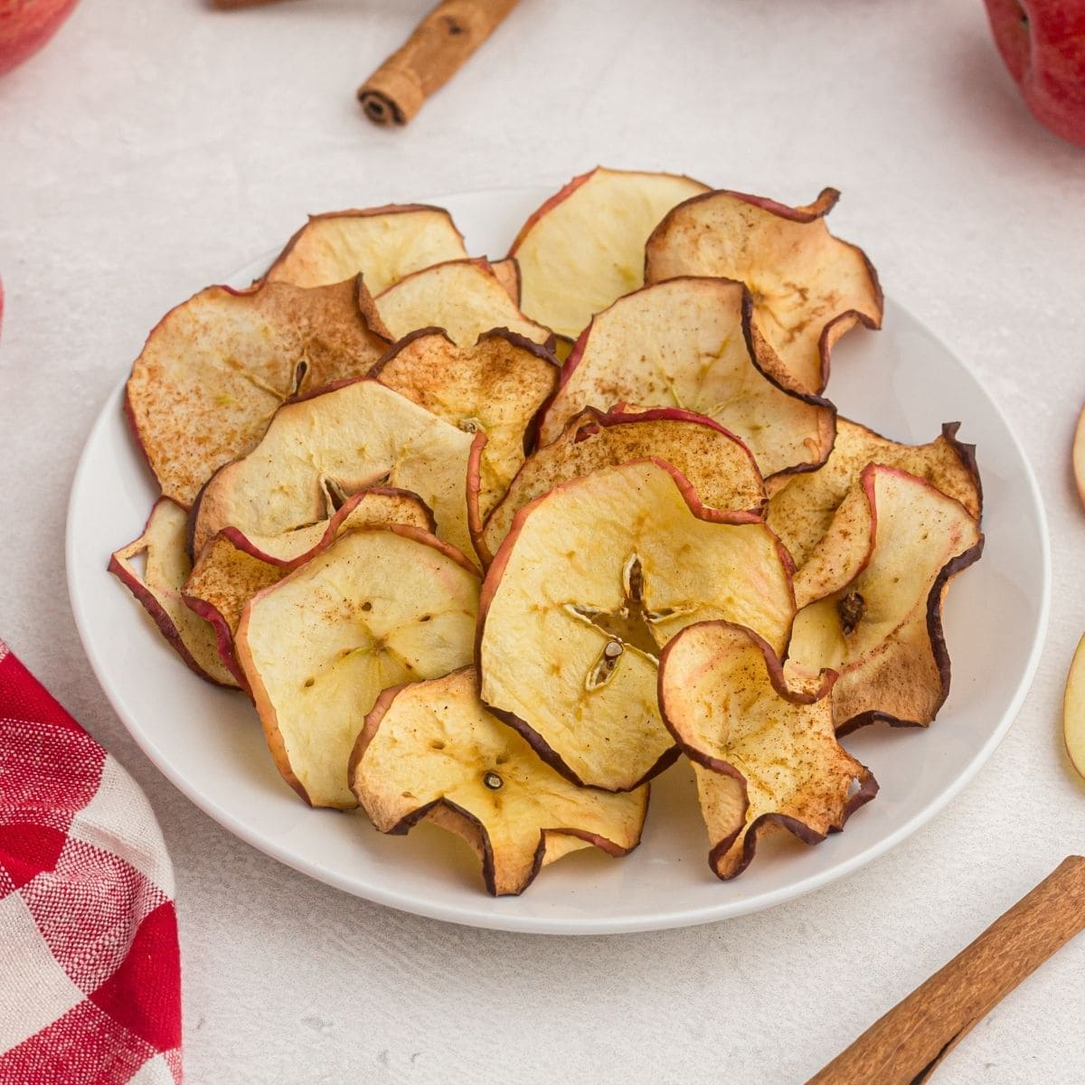 apple cinnamon air fryer slices