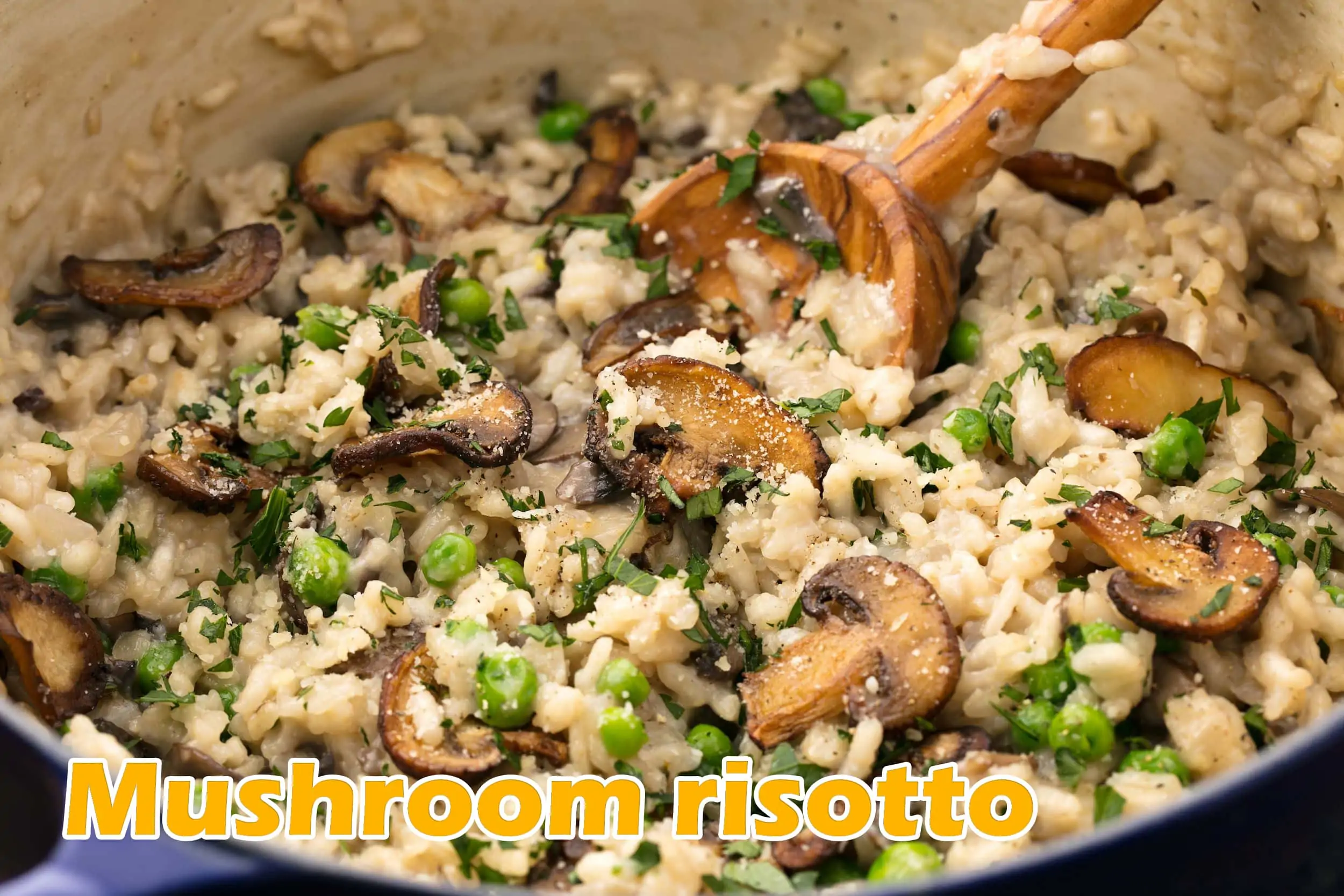 Mushroom risotto