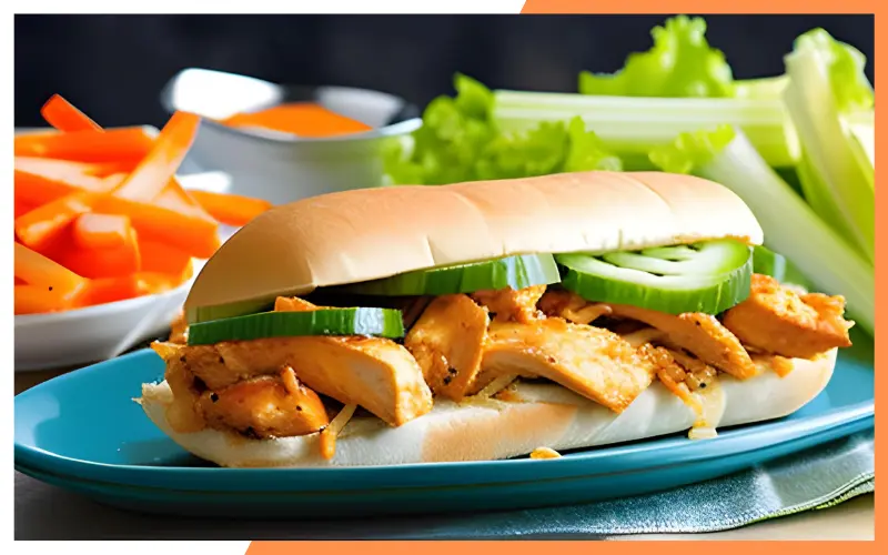 Mushroom Subway Buffalo Chicken