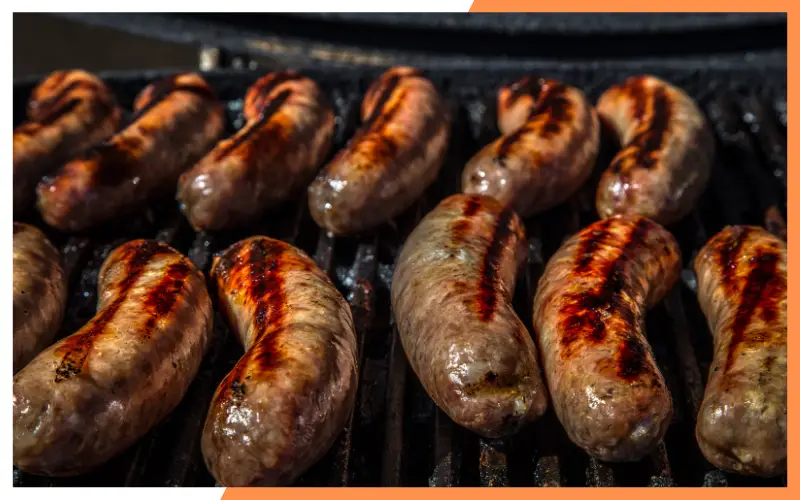 Conecuh Sausage in On Stovetop