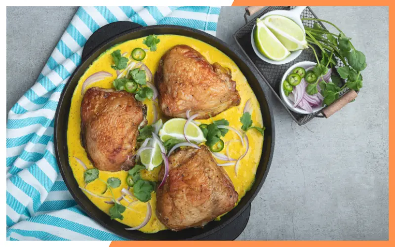 Curry Chicken Thigh Air Fried Nutrition's