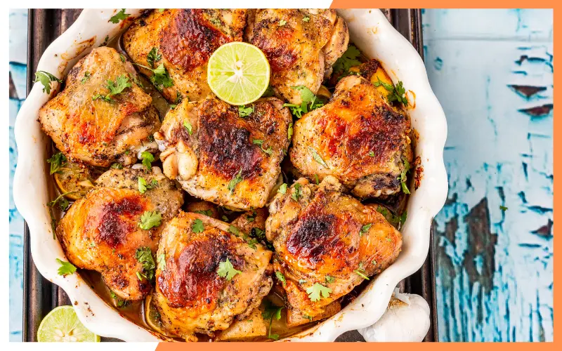 Instructions For Baked Garam masala chicken thigh