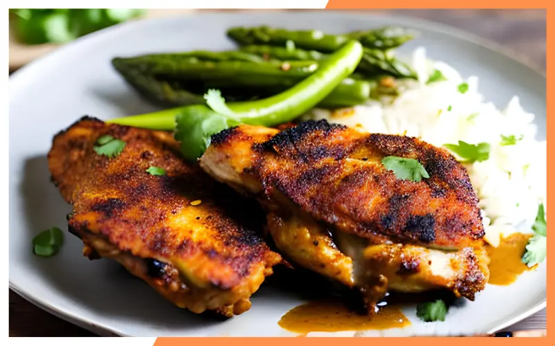 Nutrition Information About oven Baked Garam masala chicken thigh