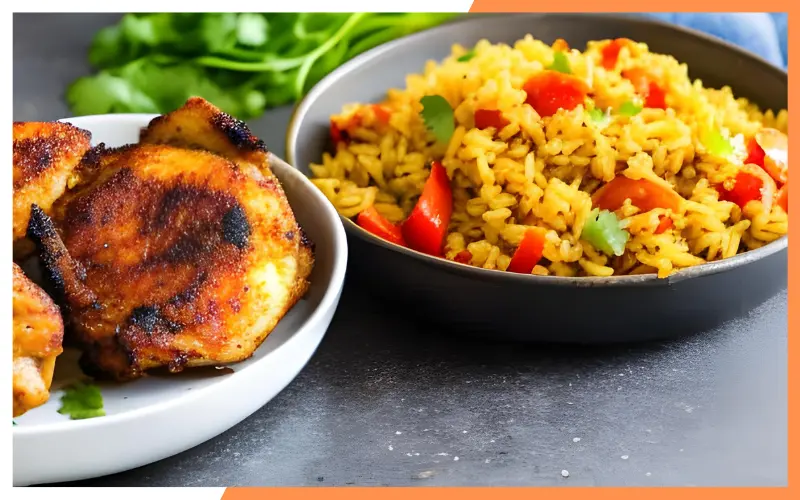 Nutrition Information about Air fried Garam masala chicken thigh