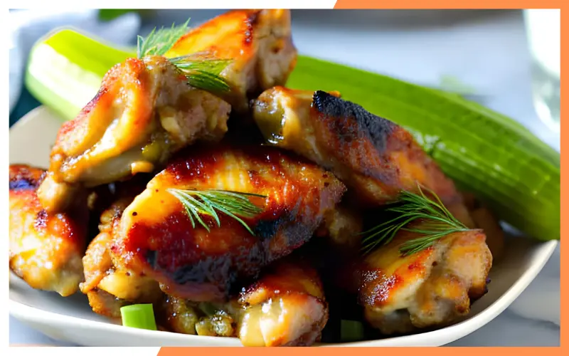 Nutrition Information about air fried Dill Pickle Chicken Wings