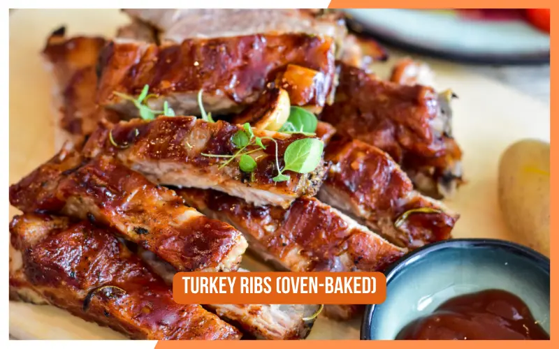 Turkey ribs Oven-baked