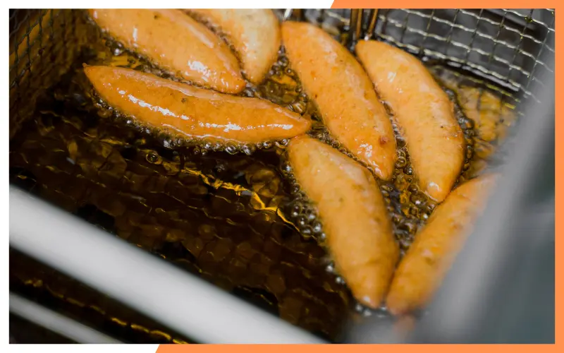 1: Putting too much oil in the basket