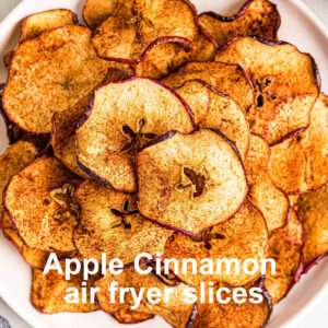 apple cinnamon air fryer slices