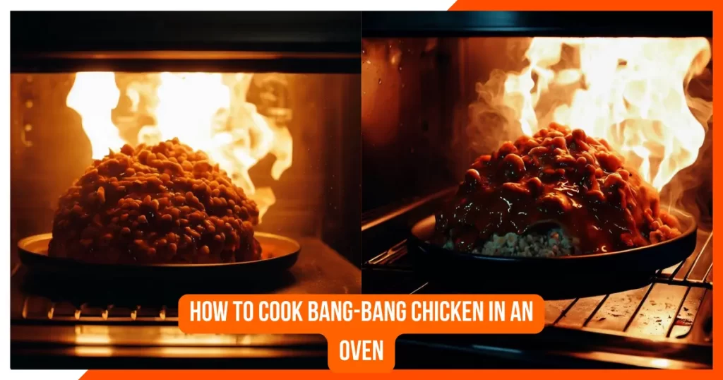 Bang-Bang Chicken in oven