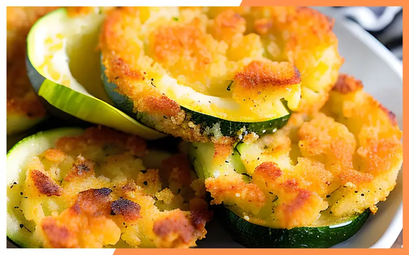 Ingredients of Crispy Breaded Zucchini Rounds Recipe
