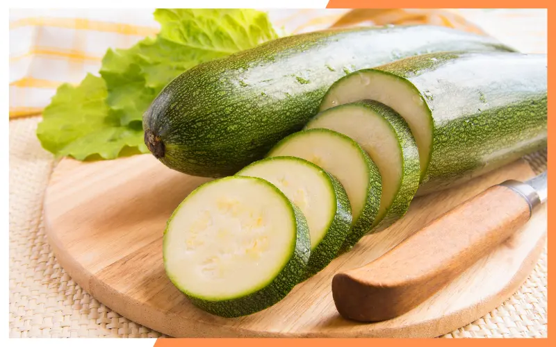 Ingredients of Parmesan Zucchini Slices with Air Fryer