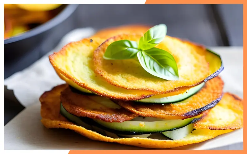 Tangy Seasoned Zucchini Chips with Air Fryer