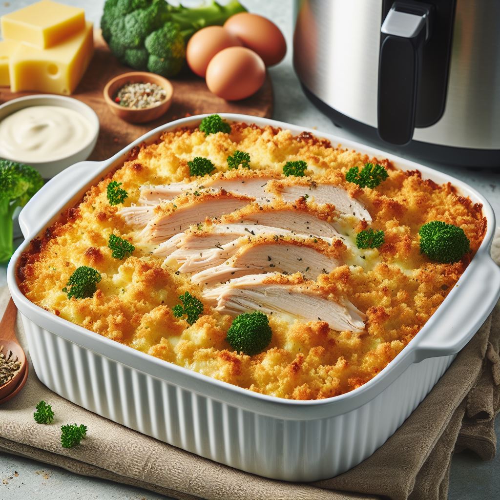 The Best Air Fryer Turkey Divan Recipe You’ll Ever Taste! 5 Air Fryer Turkey Divan Casserole
