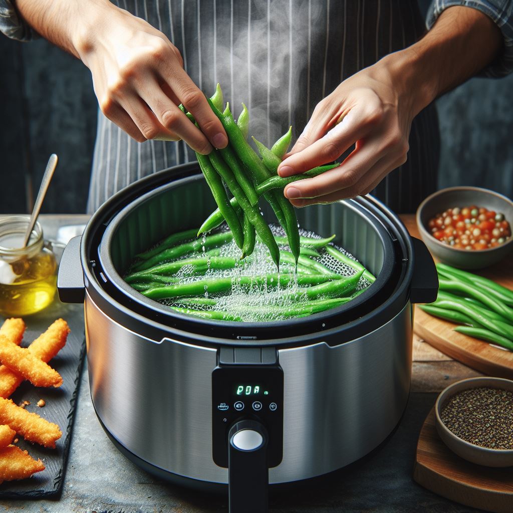 Make Air fried Green Beans