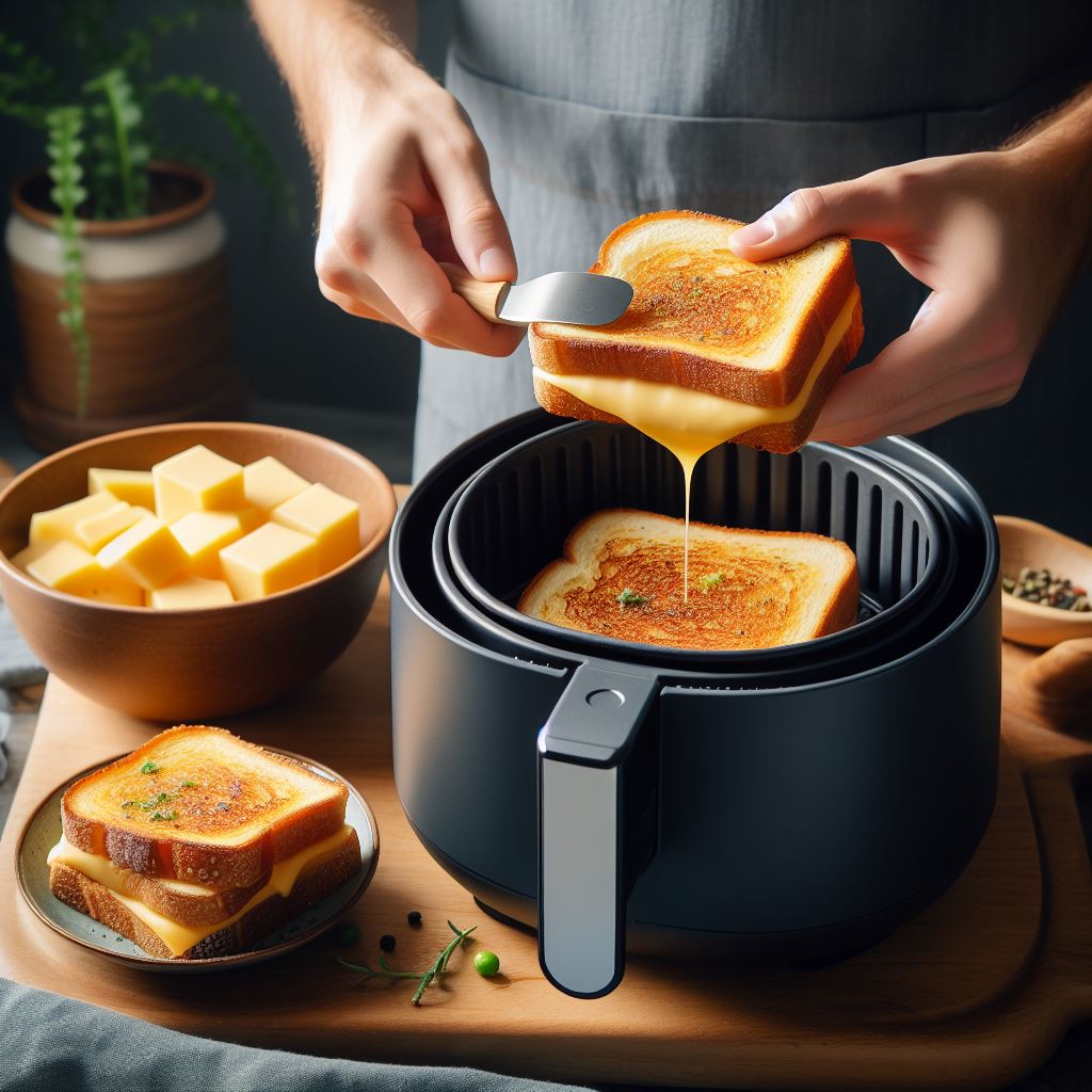 Grilled Cheese Sandwich In Air Fryer - Ingredients
