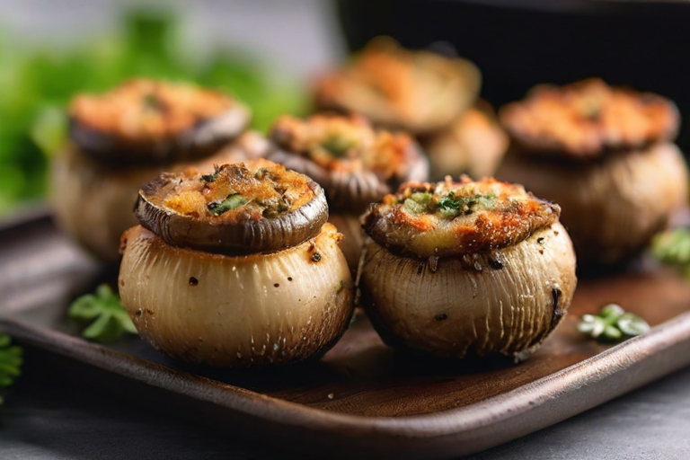 Cook Stuffed Mushrooms In Air Fryer