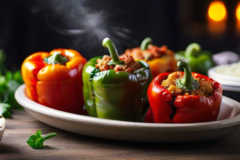 Cook Stuffed Peppers In Air Fryer