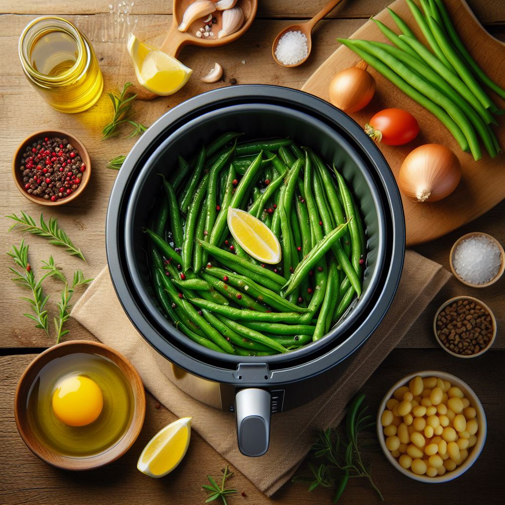 Make Air fried Green Beans