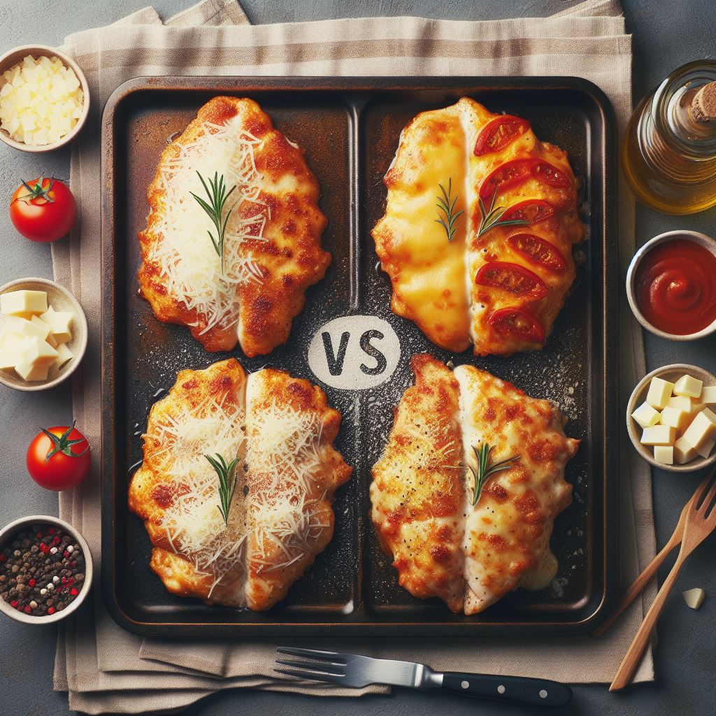 17 Delicious Chicken Parmesan Recipes Your Family Will Love 1 What's the difference between chicken parmesan and chicken parmigiana?