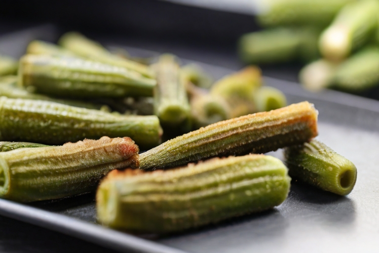 Cook Frozen Okra