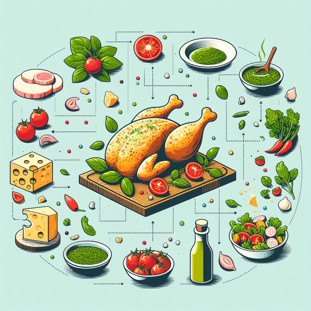 What is pesto parmesan chicken?