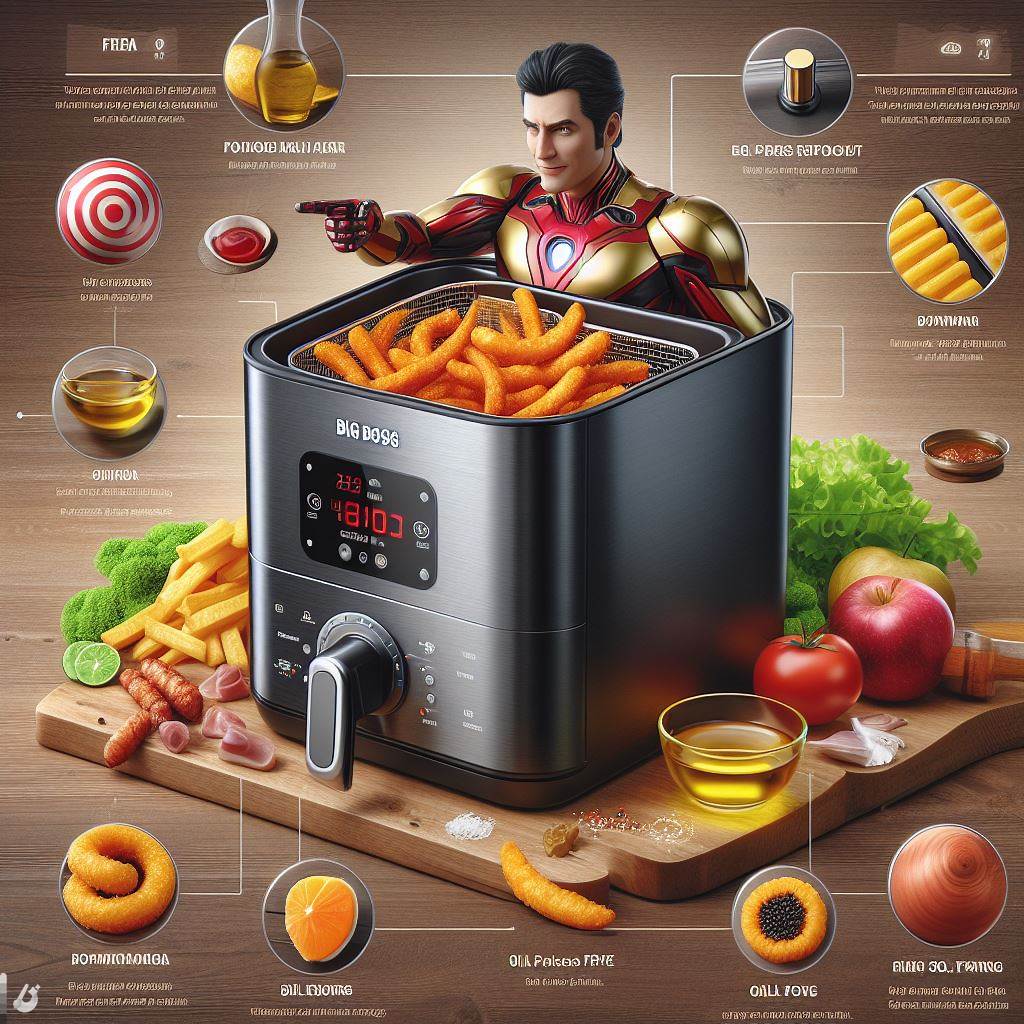 Big Boss 9063 Air Fryer Review! A Top Rated Halogen Air Fryer 3 Features of Big Boss 9063 1300-Watt Oil-Less Fryer