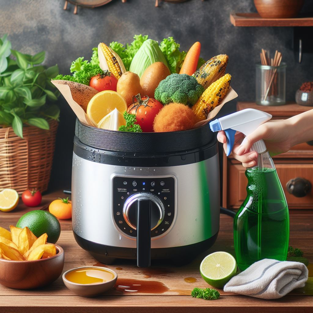 How to Clean A Turbofryer with a Natural Cleaner