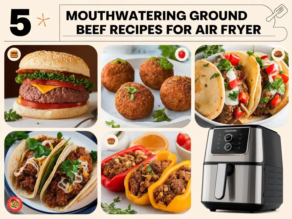 Mouthwatering Ground Beef Recipes for Air Fryer