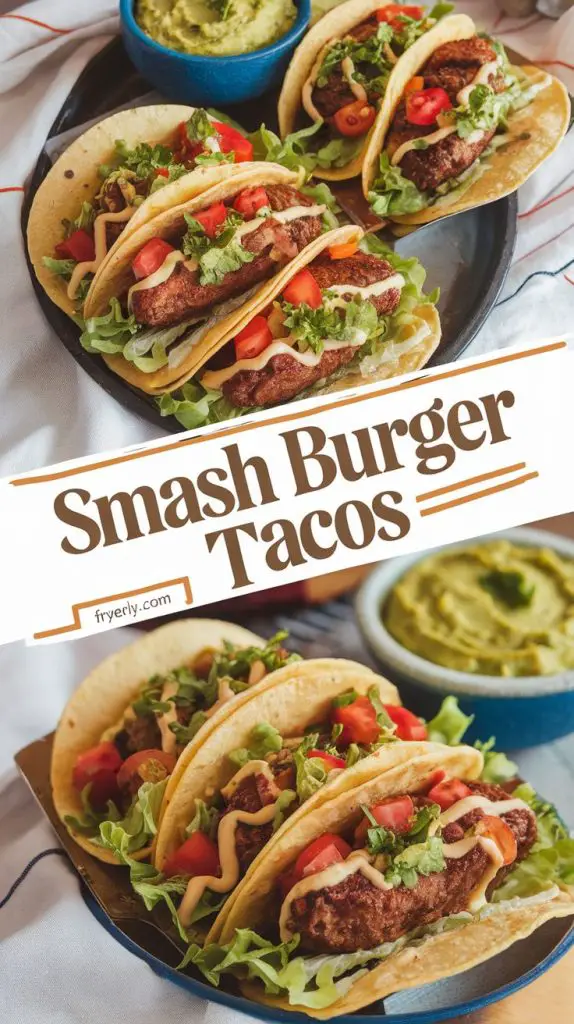 Smash Burger Tacos Big Mac-style is the ultimate fusion food! Imagine the flavors of a Big Mac in a taco, complete with smash burger patties, a crispy tortilla, and that classic Big Mac sauce. Perfect for parties, game days, or just a fun twist on dinner!