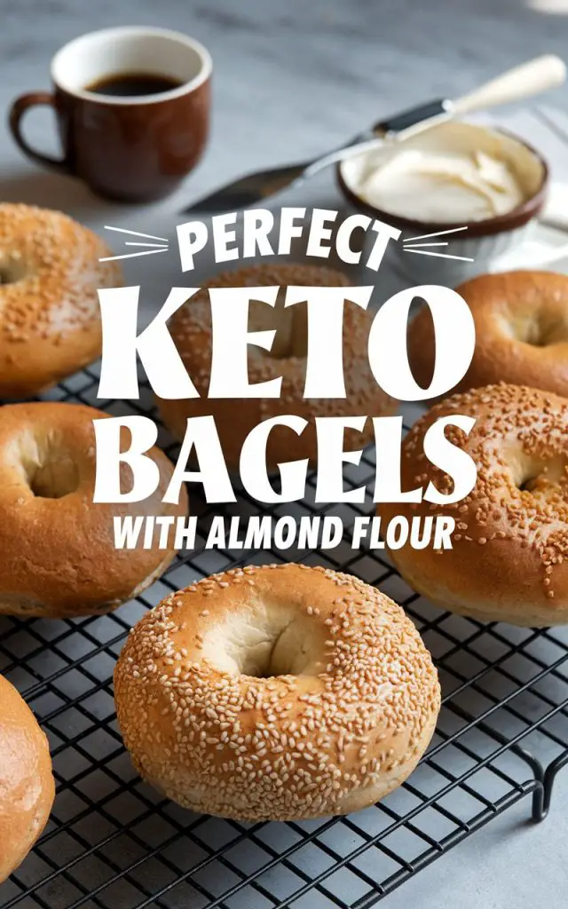 Perfect Keto Bagels with Almond Flour