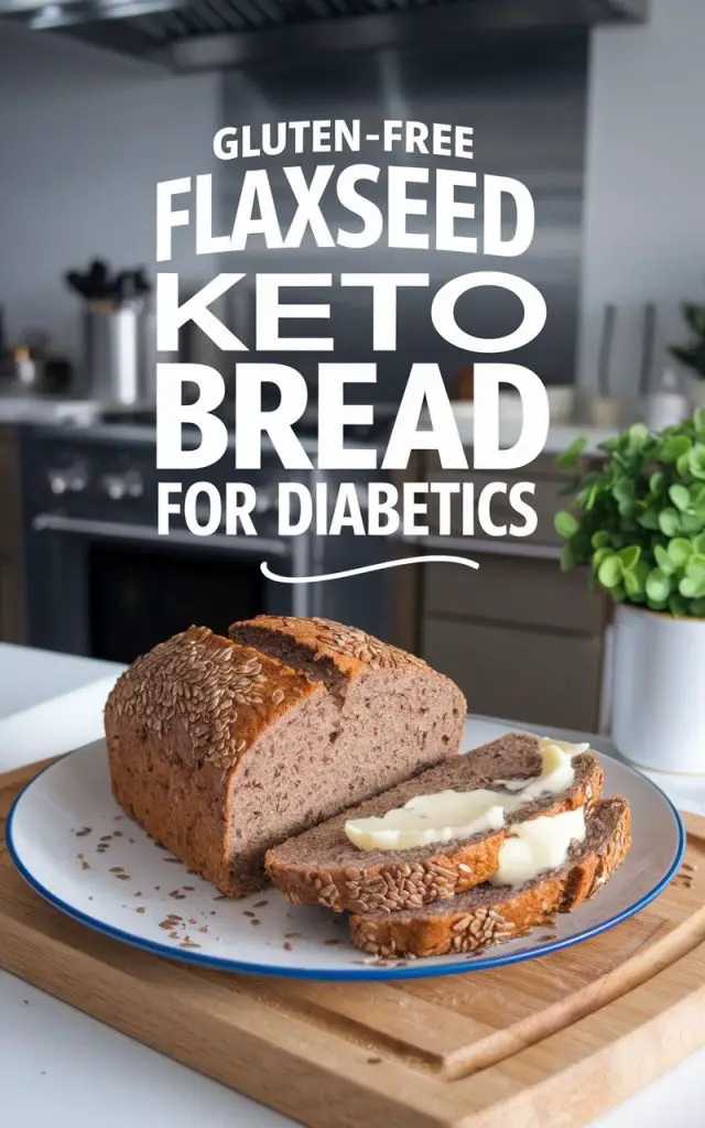 Gluten-Free Flaxseed Keto Bread for Diabetics