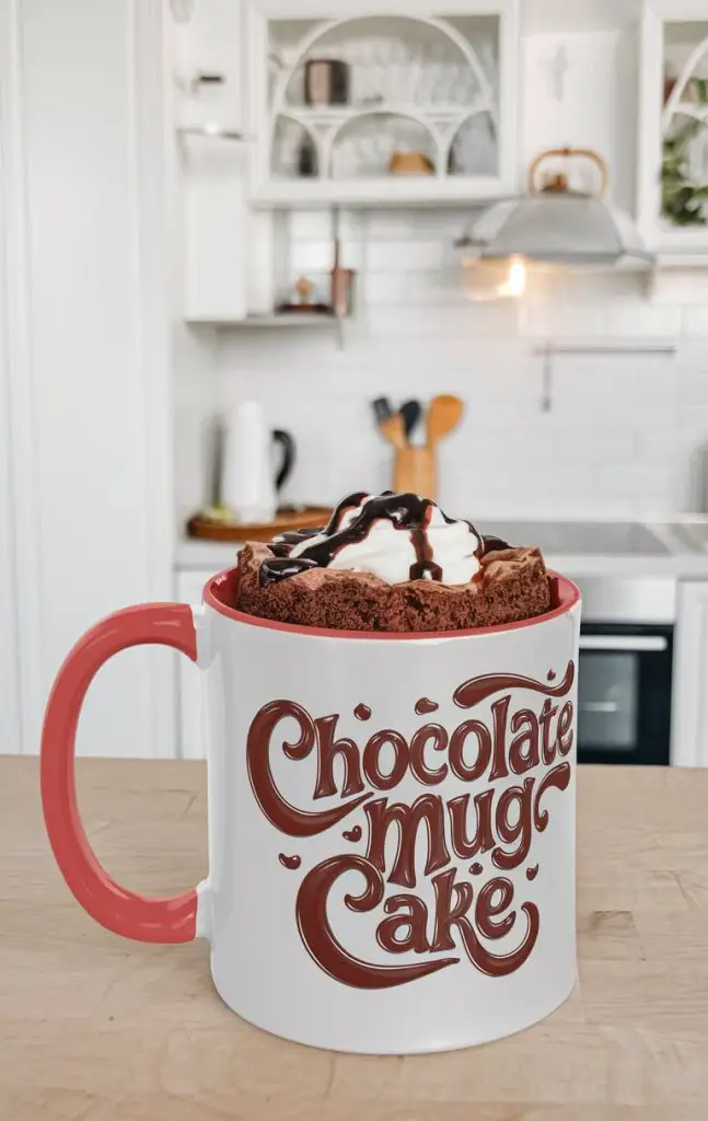 chocolate cake mug pinterest 1